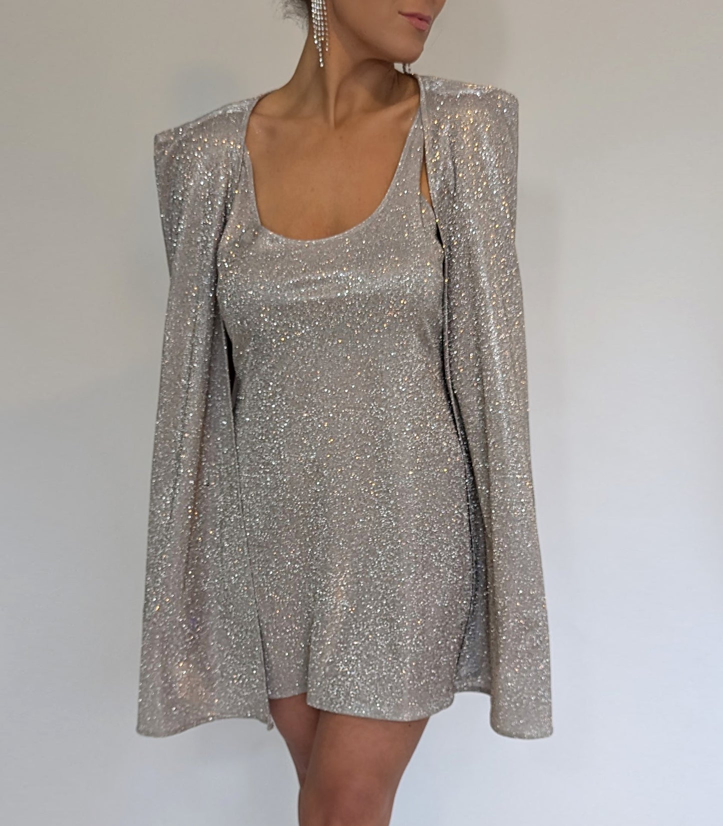 Luna Dress: Sparkle with Convertible Elegance